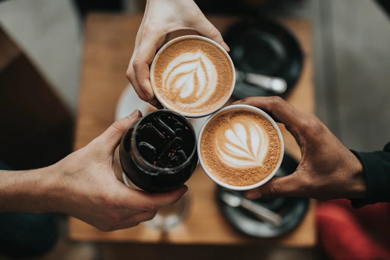 Coffee on table — Tokyo coffee culture
